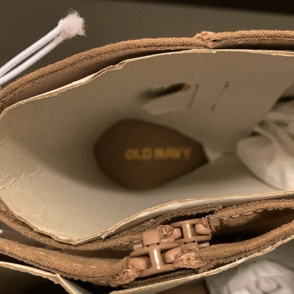 OLD NAVY Faux Suede Western Ankle Boots in Mocha Latte‎ - Picture 10 of 13